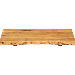 vidaXL Fontanería-Encimera para armario tocador madera maciza acacia 58x52x2,5 cm