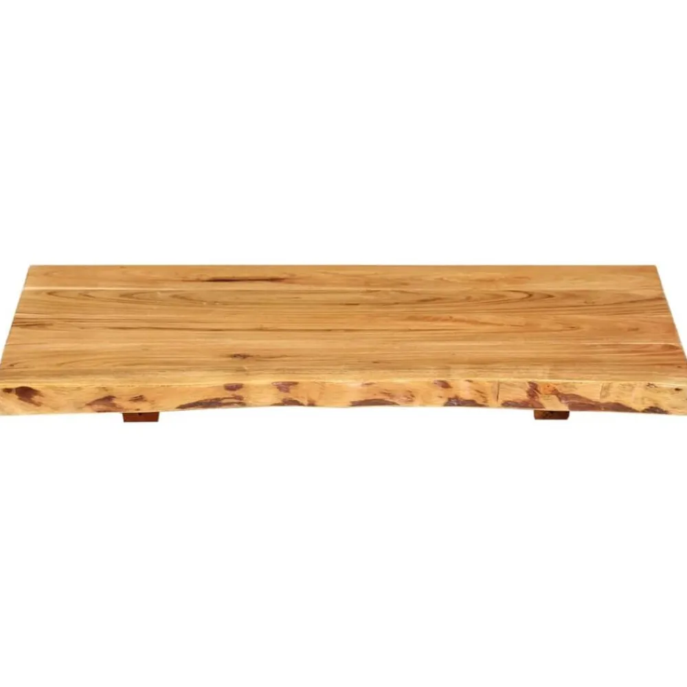 vidaXL Fontanería-Encimera para armario tocador madera maciza acacia 58x52x2,5 cm