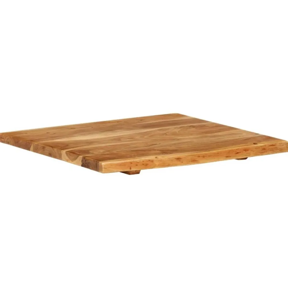 vidaXL Fontanería-Encimera para armario tocador madera maciza acacia 58x52x2,5 cm