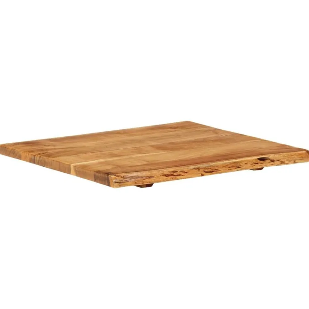 vidaXL Fontanería-Encimera para armario tocador madera maciza acacia 58x52x2,5 cm