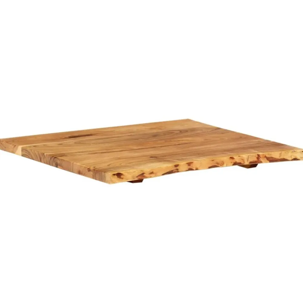 vidaXL Fontanería-Encimera para armario tocador madera maciza acacia 58x52x2,5 cm