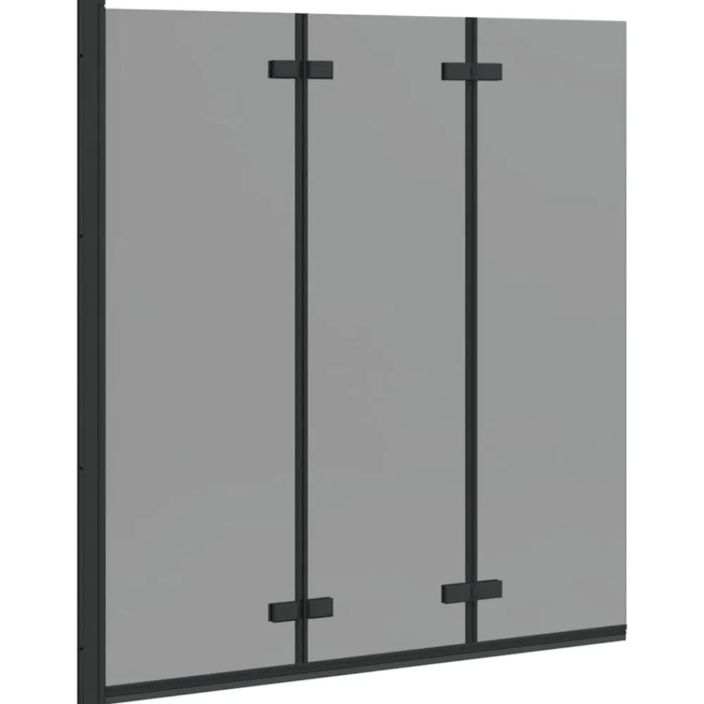 vidaXL Fontanería-Enclosure de Ducha 130 x 138 cm Vidrio ESG y Aluminio