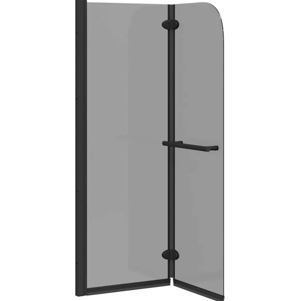 vidaXL Enclosure de Ducha Negro 120 x 140 cm Vidrio ESG y Aluminio New