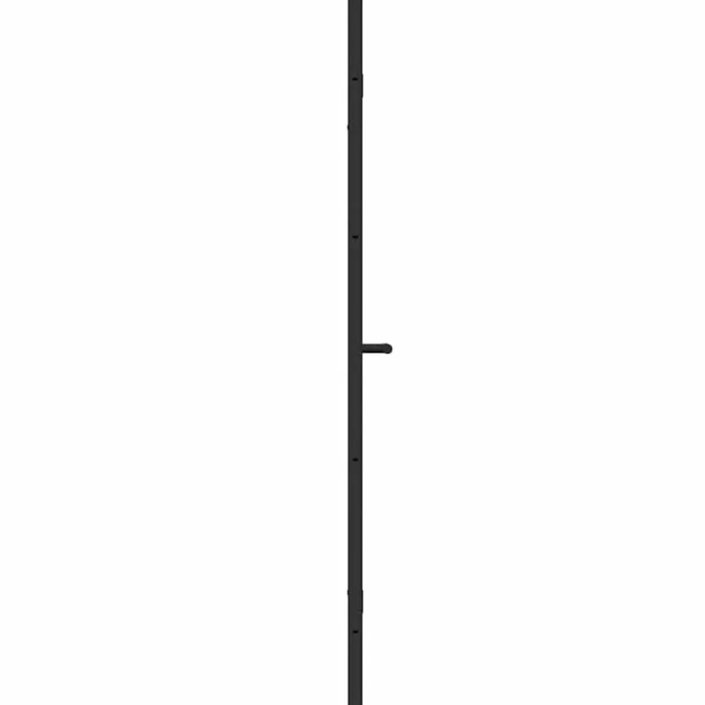 vidaXL Enclosure de Ducha Negro 120 x 140 cm Vidrio ESG y Aluminio New