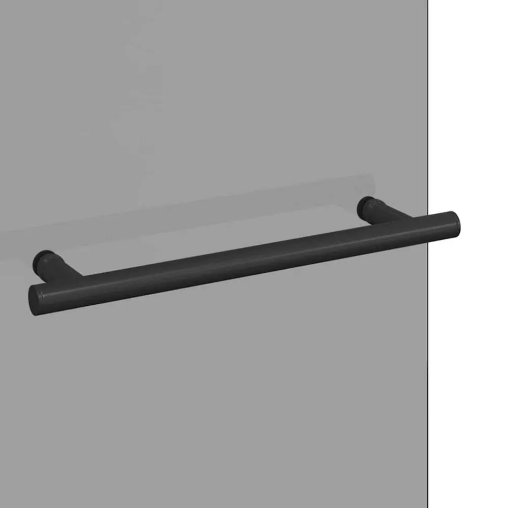 vidaXL Enclosure de Ducha Negro 120 x 140 cm Vidrio ESG y Aluminio New