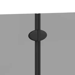 vidaXL Enclosure de Ducha Negro 120 x 140 cm Vidrio ESG y Aluminio New