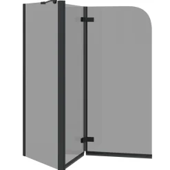 vidaXL Enclosure de Ducha Manual 120 x 68 x 130 cm Negro Clearance
