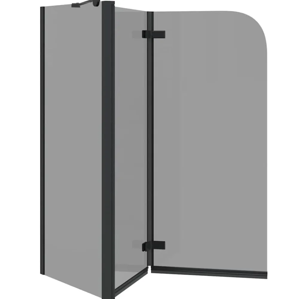 vidaXL Enclosure de Ducha Manual 120 x 68 x 130 cm Negro Clearance