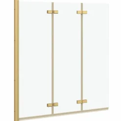 vidaXL Fontanería-Enclosure de Ducha 130 x 138 cm Vidrio ESG y Aluminio