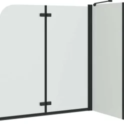 vidaXL Enclosure de Ducha Manual 120 x 68 x 130 cm Negro Clearance