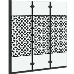 vidaXL Enclosure de Ducha Manual Negro y Transparente 130 x 130 cm Best