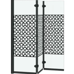 vidaXL Enclosure de Ducha Manual Negro y Transparente 130 x 130 cm Best