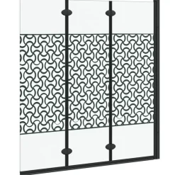 vidaXL Enclosure de Ducha Manual Negro y Transparente 130 x 130 cm Best