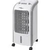 vidaXL Enfriador de aire portátil 80 W 4 L 270 m³/h 25x26x56 cm