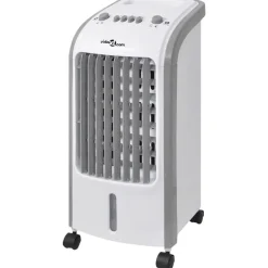 vidaXL Enfriador de aire portátil 80 W 4 L 270 m³/h 25x26x56 cm