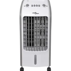 vidaXL Enfriador de aire portátil 80 W 4 L 270 m³/h 25x26x56 cm