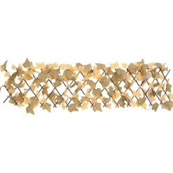 vidaXL Enrejado expansible hoja de arce artificial naranja 180x30 cm Outlet