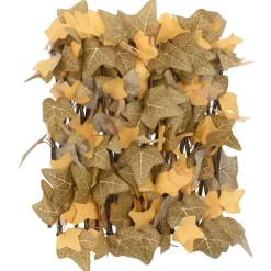 vidaXL Enrejado expansible hoja de arce artificial naranja 180x30 cm Outlet