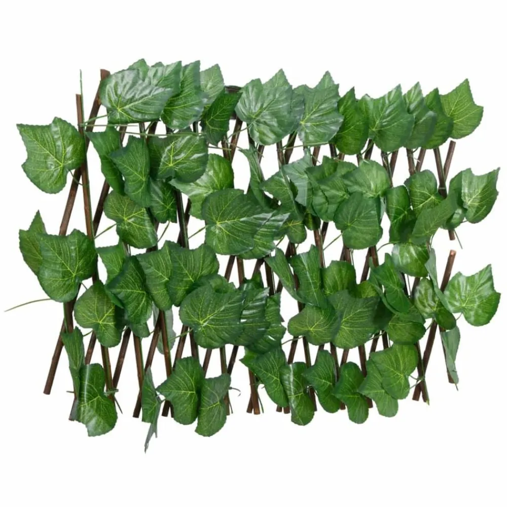 vidaXL Enrejado valla expansible de parra artificial verde 180x20 cm Online