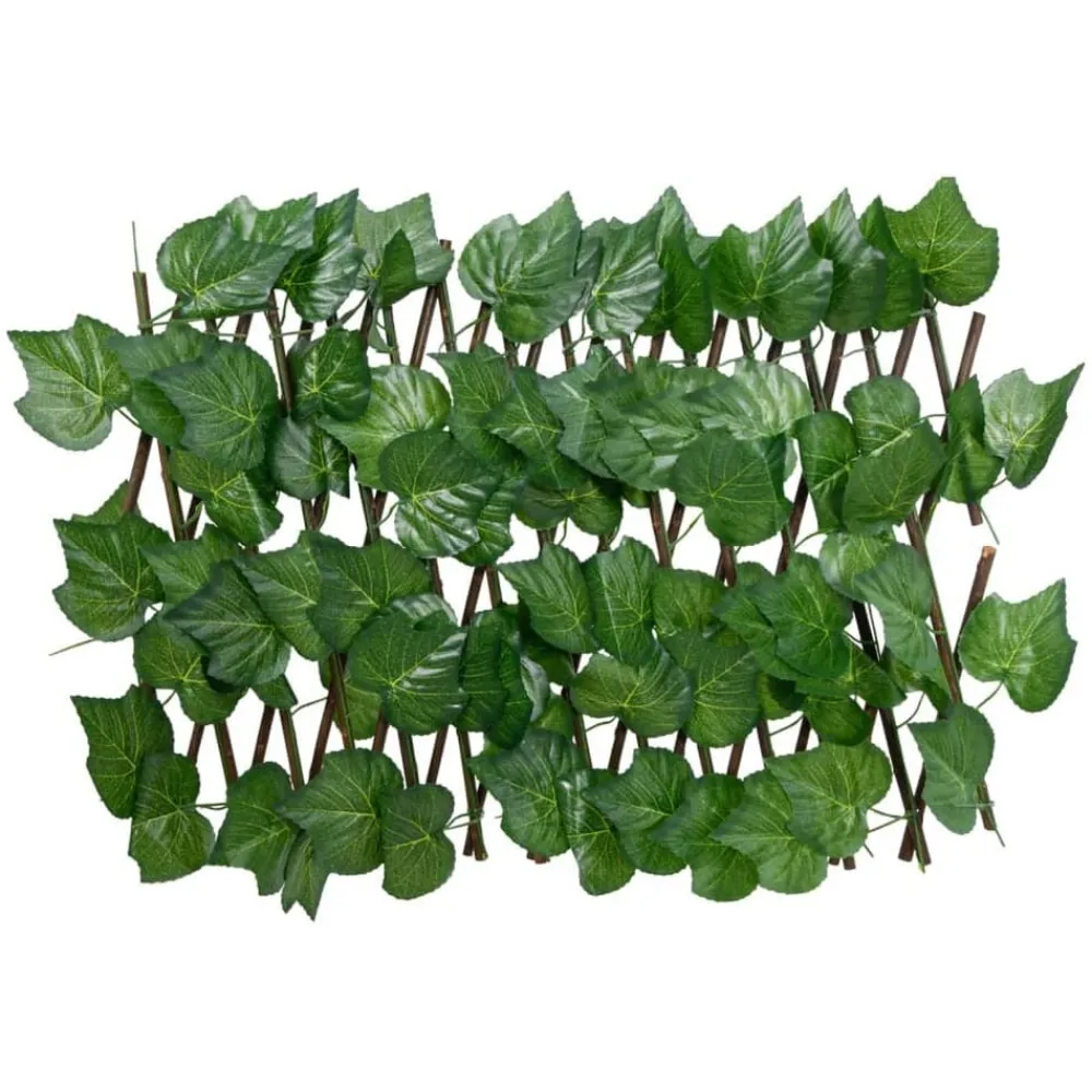 vidaXL Enrejado valla expansible de parra artificial verde 180x20 cm Online