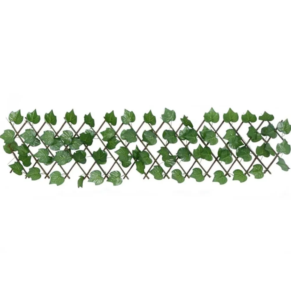 vidaXL Enrejado valla expansible de parra artificial verde 180x20 cm Online