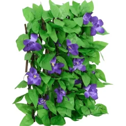 vidaXL Vallas De Jardín-Enrejado valla expansible de hiedra artificial verde 180x20 cm