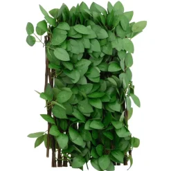 vidaXL Enrejado valla expandible de hiedra artificial verde 180x30 cm