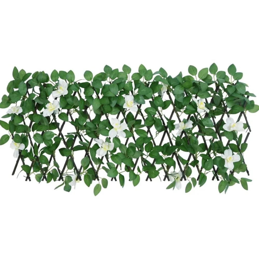 vidaXL Enrejado valla expansible de hiedra artificial verde 180x30 cm Hot