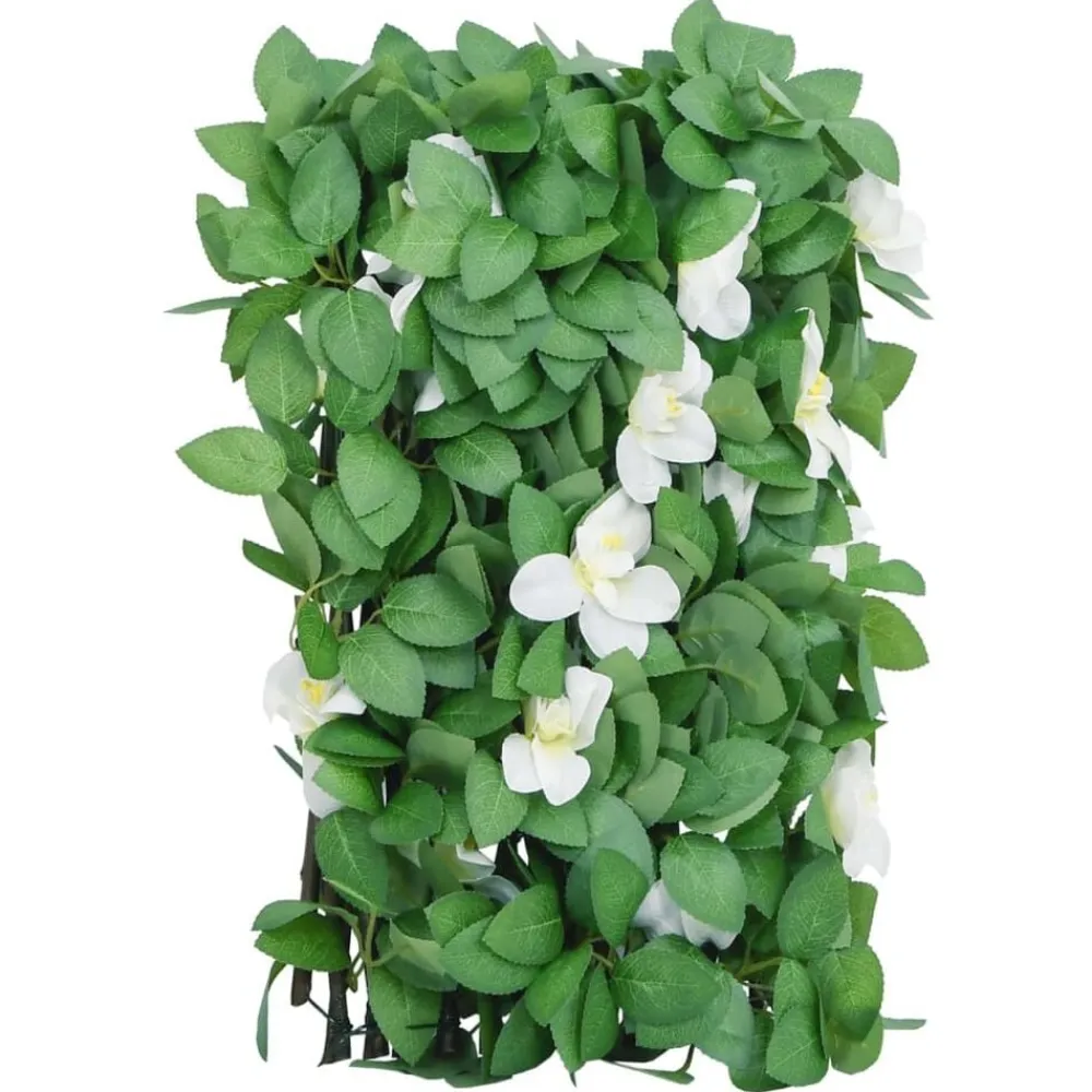 vidaXL Enrejado valla expansible de hiedra artificial verde 180x30 cm Hot