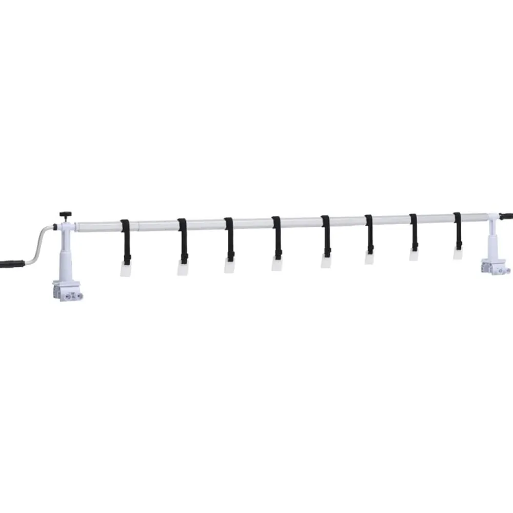 vidaXL Enrollacobertor de piscina con base de plástico Clearance