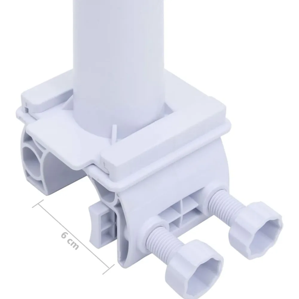 vidaXL Enrollacobertor de piscina con base de plástico Clearance
