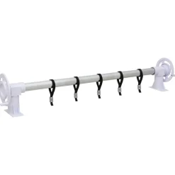 vidaXL Enrollacobertor de piscina con base de plástico