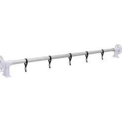 vidaXL Enrollacobertor de piscina con base de plástico