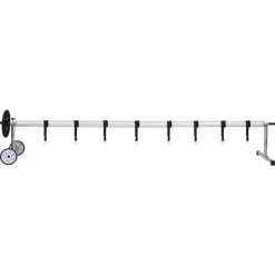 vidaXL Piscina Y Spa-Enrollacobertor para piscinas con base de acero inoxidable