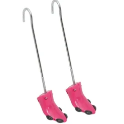 vidaXL Productos Del Hogar-Ensanchadores de botas con horma plástico rosa EU 34-40