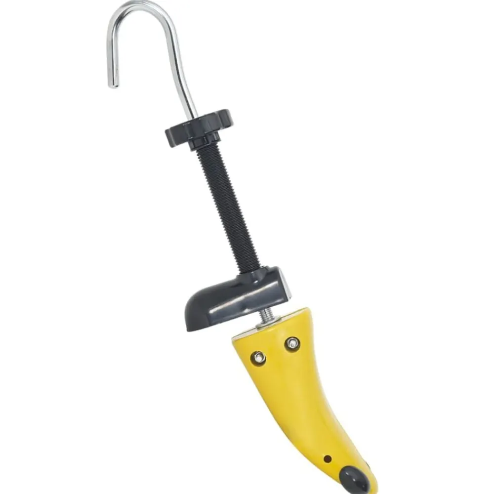vidaXL Productos Del Hogar-Ensanchadores de zapatos con horma plástico amarillo EU 34-37