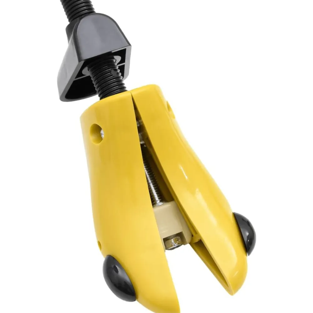 vidaXL Productos Del Hogar-Ensanchadores de zapatos con horma plástico amarillo EU 34-37