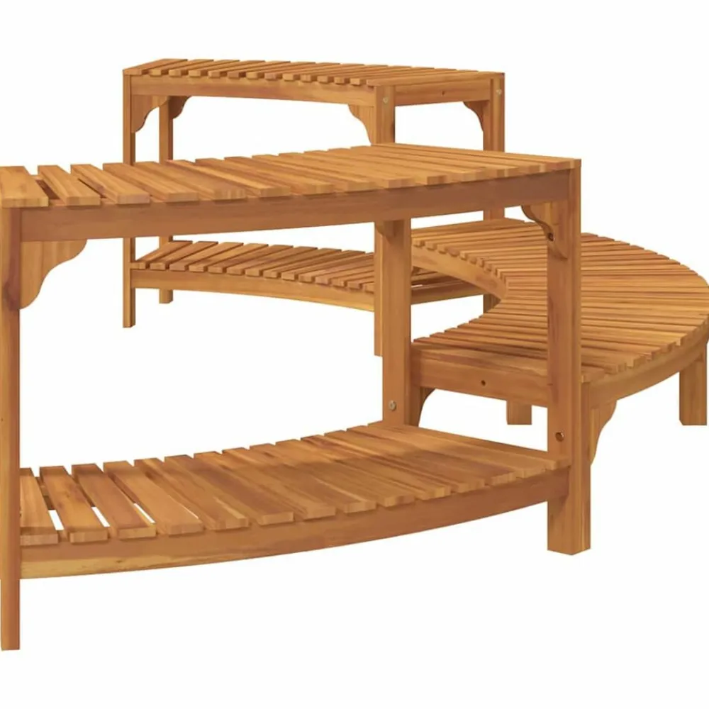 vidaXL Piscina Y Spa-Entorno de Tina de Hidromasaje Semicircular 252 x 112 x 55,5 cm