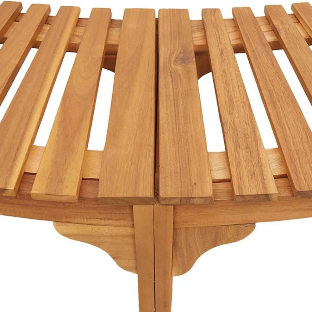 vidaXL Piscina Y Spa-Entorno de Tina de Hidromasaje Semicircular 252 x 112 x 55,5 cm