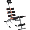 vidaXL Fitness Y Musculación-Entrenador de abdominales en forma de L con cuerdas elásticas