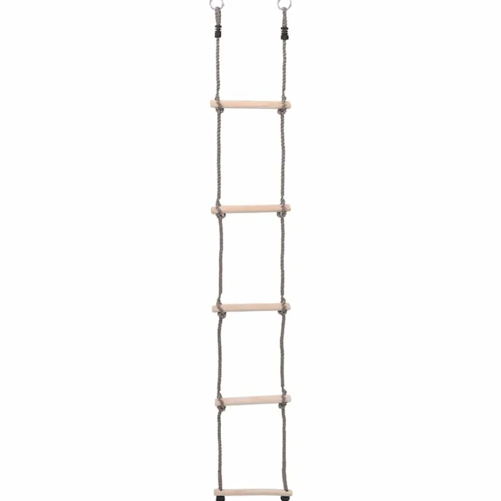 vidaXL Escalera de 5 peldaños madera maciza de pino 210 cm Discount