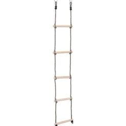 vidaXL Escalera de 5 peldaños madera maciza de pino 210 cm Discount