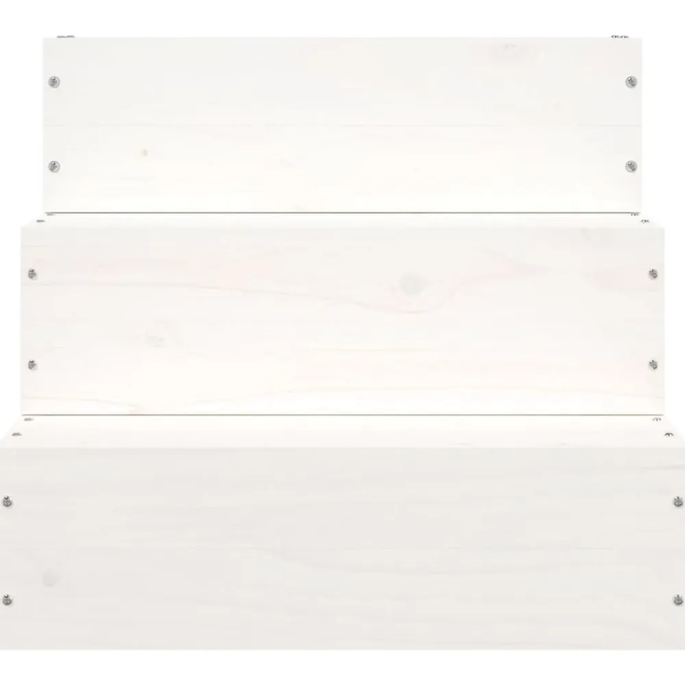 vidaXL Productos Para Mascotas-Escalera para mascotas madera maciza pino 40x37,5x35 cm