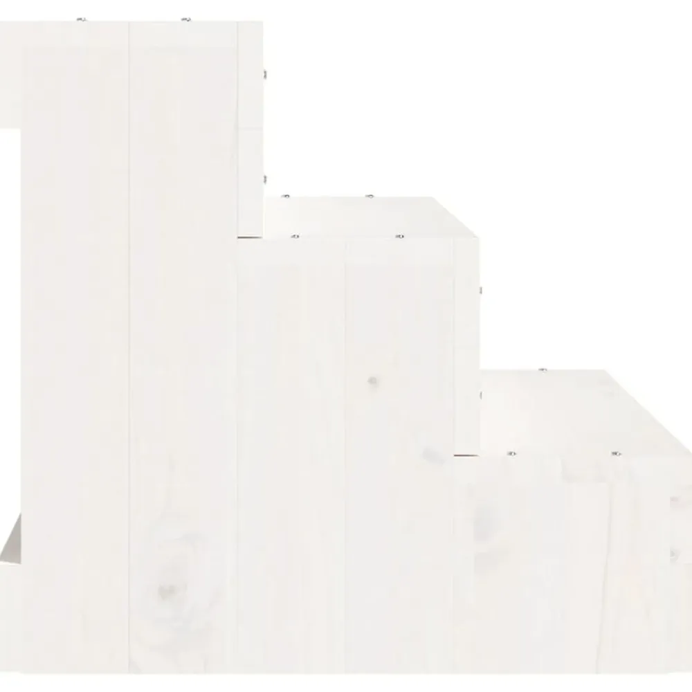 vidaXL Productos Para Mascotas-Escalera para mascotas madera maciza pino 40x37,5x35 cm