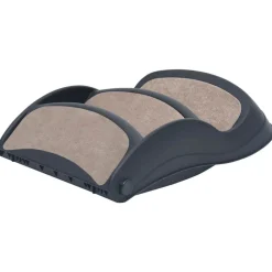 vidaXL Escalera para perros plegable de 3 peldaños Gris oscuro Outlet