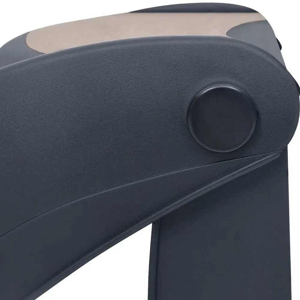 vidaXL Escalera para perros plegable de 3 peldaños Gris oscuro Outlet