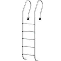vidaXL Escalera para piscina acero inoxidable 304 54x38x211 cm Online