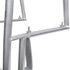 vidaXL Escalera para piscina/muelle con 4 peldaños aluminio 167 cm Outlet