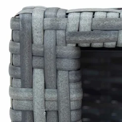 vidaXL Piscina Y Spa-Escalón de bañera de hidromasaje ratán PE 92x45x25 cm