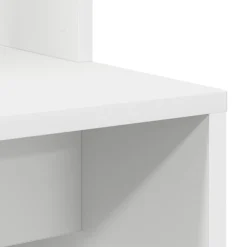 vidaXL Escritorio 2 pcs White New